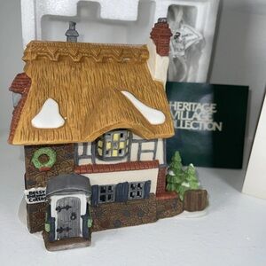 🆕Department 56 NIB dickens village light up Betsy Trotwood house 1989 Christmas